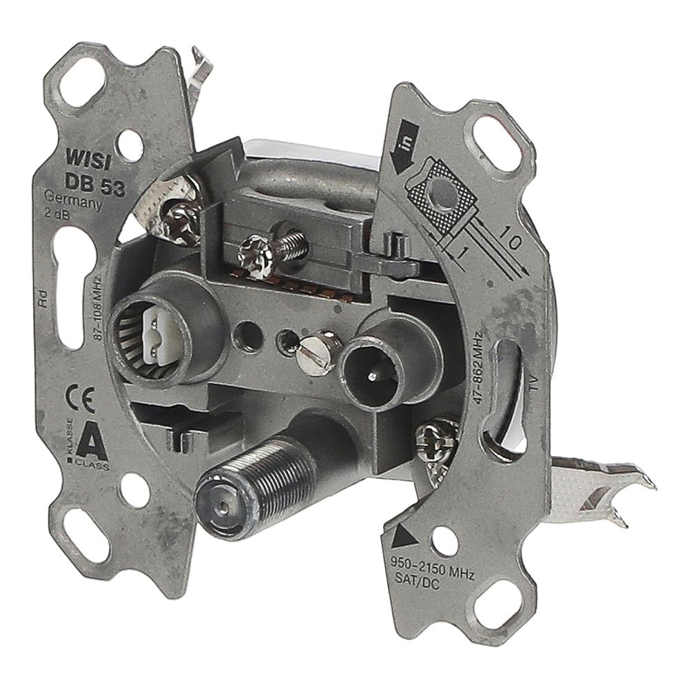 Busch Jäger UP Antennen-Stichdose 0232-101 3 Anschlüsse Radio TV SAT... BJ-2CKA000230A0384 4011395076323 (Abb. 2)