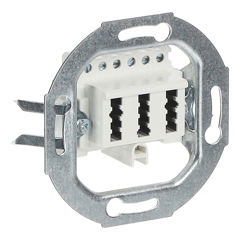 Busch Jäger UP Anschlussdose TAE 0243/04 3x6NFN alpinweiss... BJ-2CKA000230A0392 4011395090589 (Abb. 3)