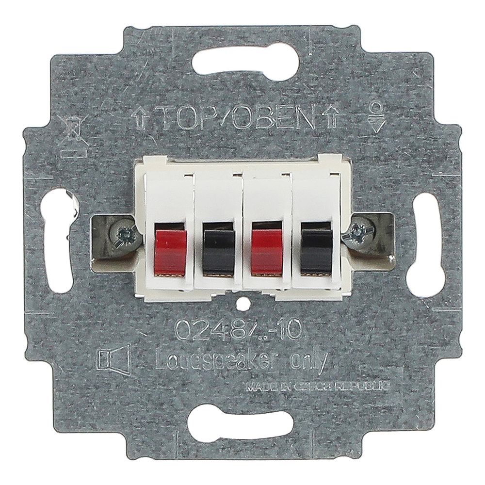 Busch Jäger Lautsprecher-Anschlussdose 0248/04-101 2-fach alpinweiß... BJ-2CKA000230A0403 4011395136799 (Abb. 1)
