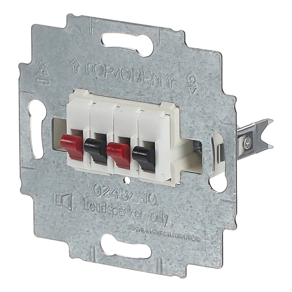 Busch Jäger Lautsprecher-Anschlussdose 0248/04-101 2-fach alpinweiß... BJ-2CKA000230A0403 4011395136799 (Abb. 2)
