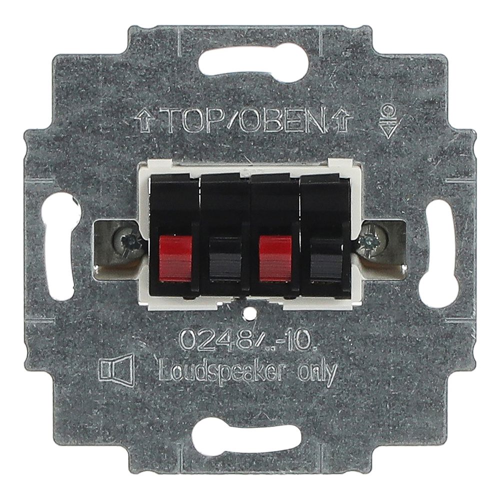 Busch Jäger Lautsprecher-Anschlussdose 0248/05-101 2-fach anthrazit... BJ-2CKA000230A0404 4011395136805 (Abb. 1)
