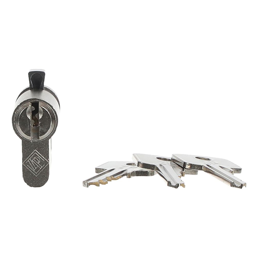 Busch Jäger DIN-Profil-Halbzylinder 0520PZ-VS verschieden schließend 40mm mit 3 Sch... BJ-2CKA000470A0013 4011395668207 (Abb. 1)