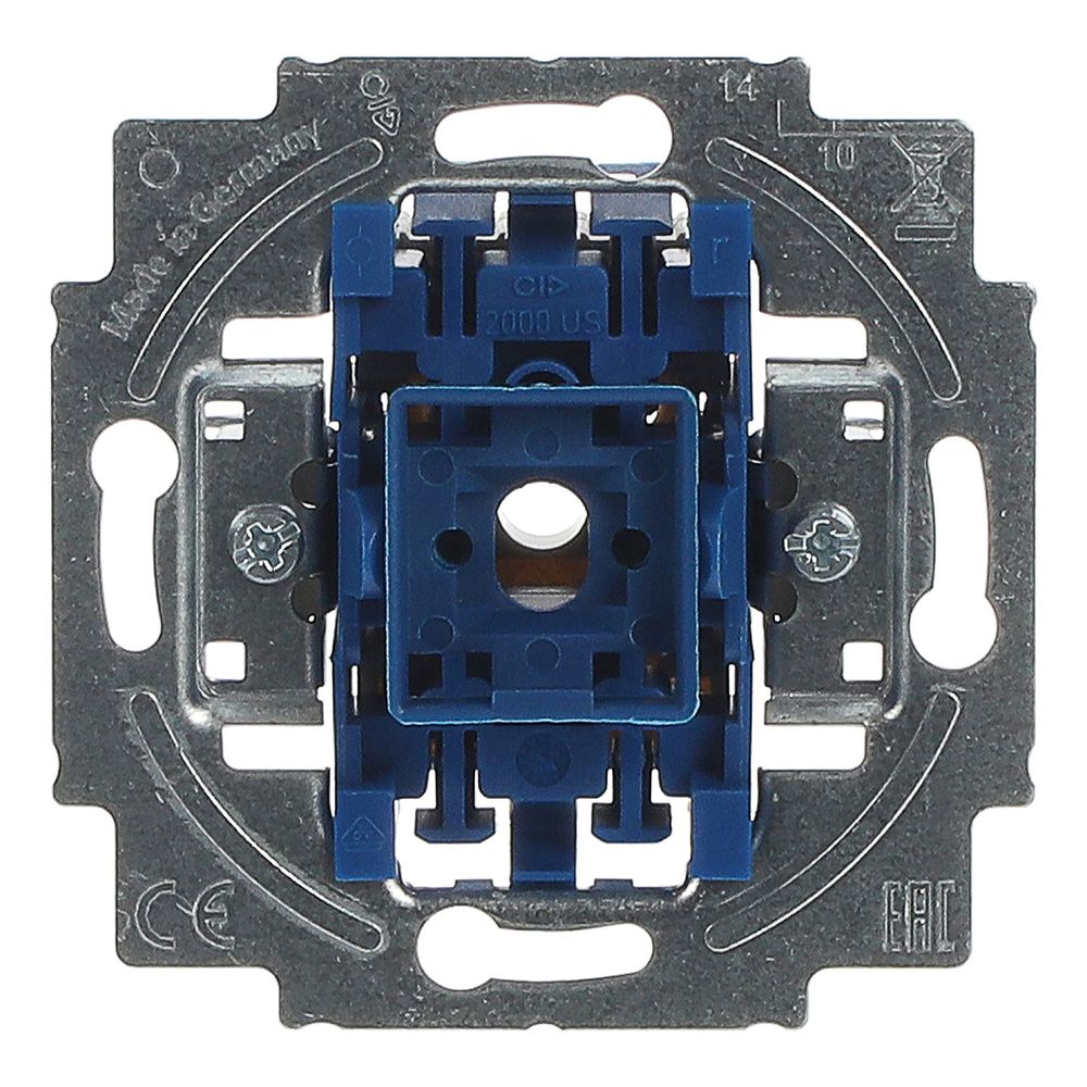 Busch Jäger UP Aus Wechsel 2000/6US Wippschalter-Einsatz 10A Beleuchtbar... BJ-2CKA001012A1069 4011395007105 (Abb. 1)