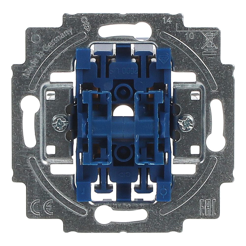 Busch Jäger UP Serien 2000/5US Wippschalter-Einsatz 10A Beleuchtbar... BJ-2CKA001012A1085 4011395007303 (Abb. 1)