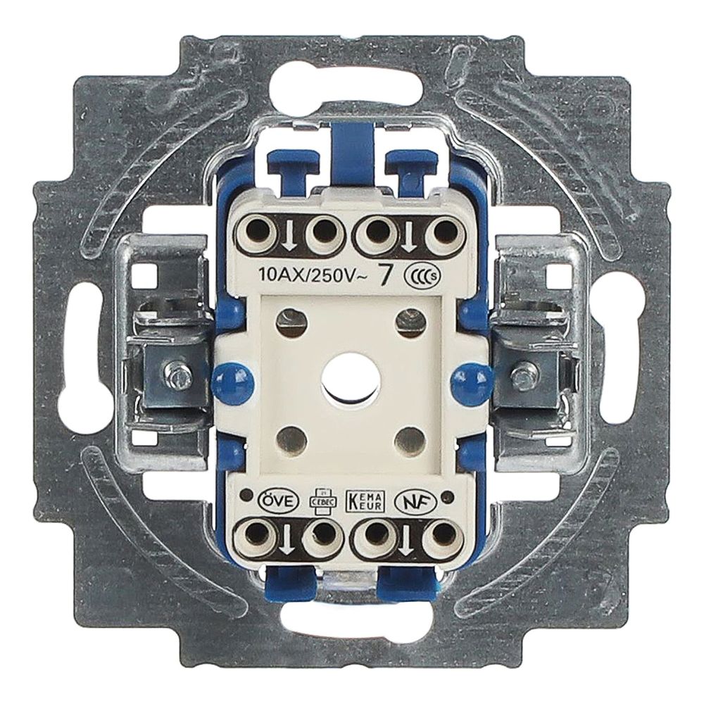 Busch Jäger UP Kreuz 2000/7US Wippschalter-Einsatz beleuchtbar 10 A... BJ-2CKA001012A1093 4011395007402 (Abb. 4)