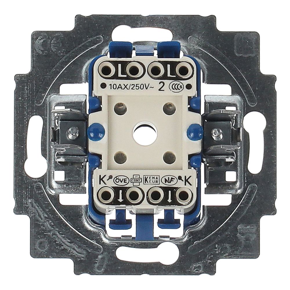Busch Jäger UP Aus 2000/2US 2polig Wippschalter-Einsatz Ausschalter 2-polig 10 A... BJ-2CKA001012A2034 4011395780305 (Abb. 4)