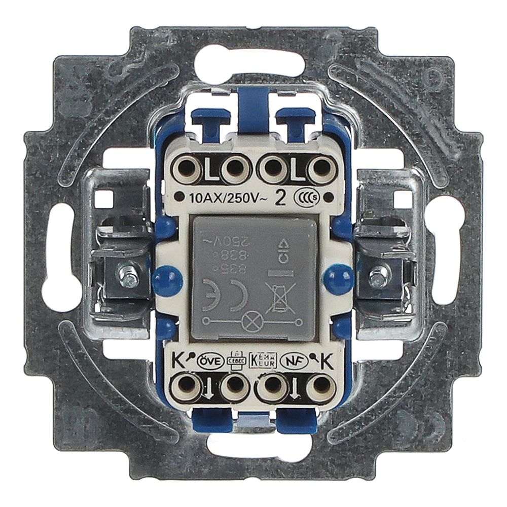 Busch Jäger UP Kontroll 2000/2UK Ausschalter Kontrollschalter 2-polig mit Glimmlamp... BJ-2CKA001022A0656 4011395780503 (Abb. 4)