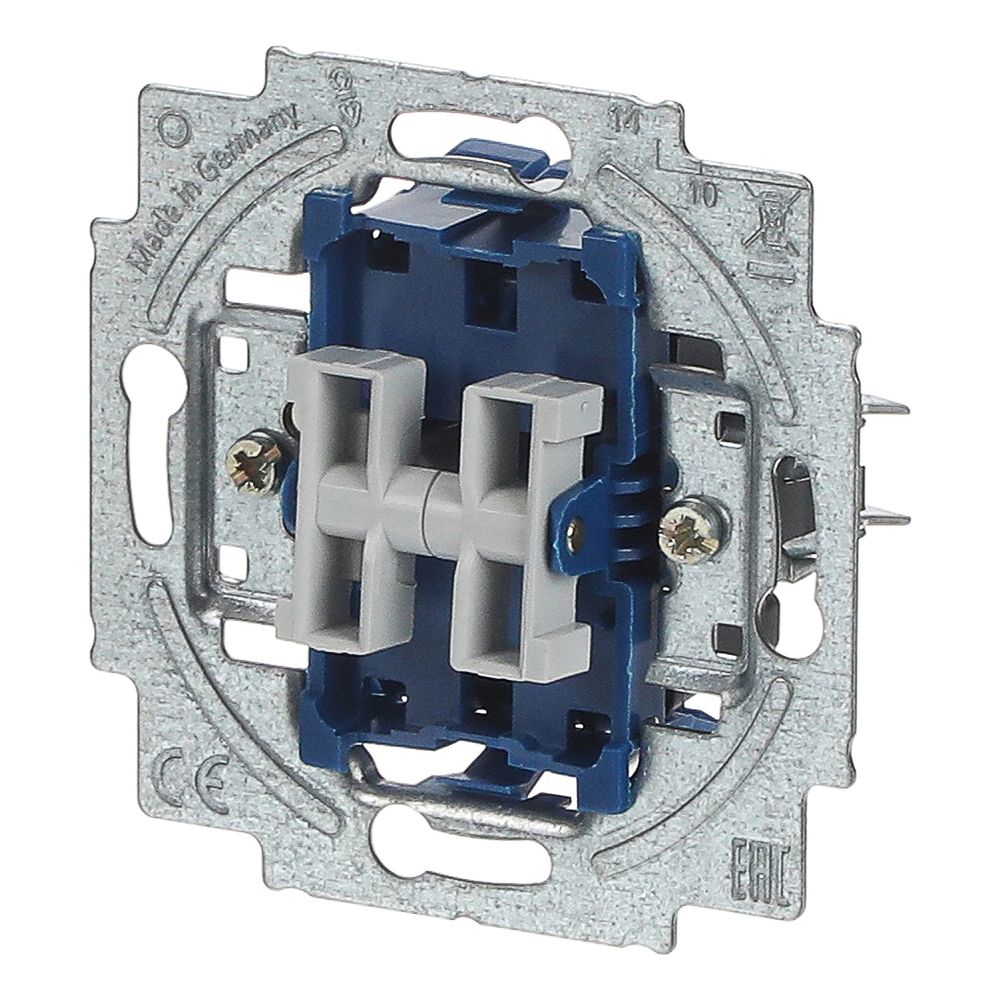 Busch Jäger Wippschalter-Einsatz 2400/6/6 US-101 für UP-Montagedosen... BJ-2CKA001022A0662 4011395223796 (Abb. 2)