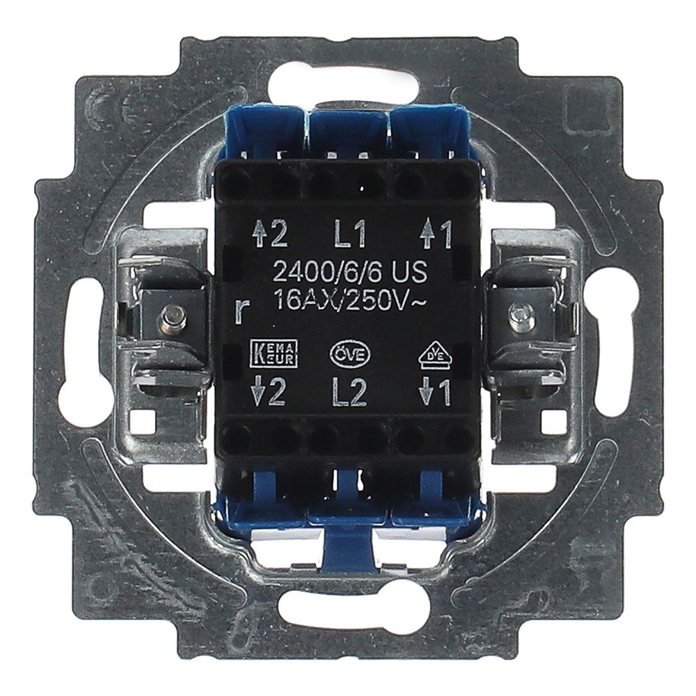 Busch Jäger Wippschalter-Einsatz 2400/6/6 US-101 für UP-Montagedosen... BJ-2CKA001022A0662 4011395223796 (Abb. 4)