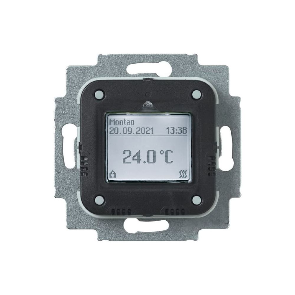 Busch Jäger Raumtemperaturregler 1098 U-102 mit Sollwert-Anzeige und Timer 71x71x38... BJ-2CKA001032A0519 4011395310960 (Abb. 1)