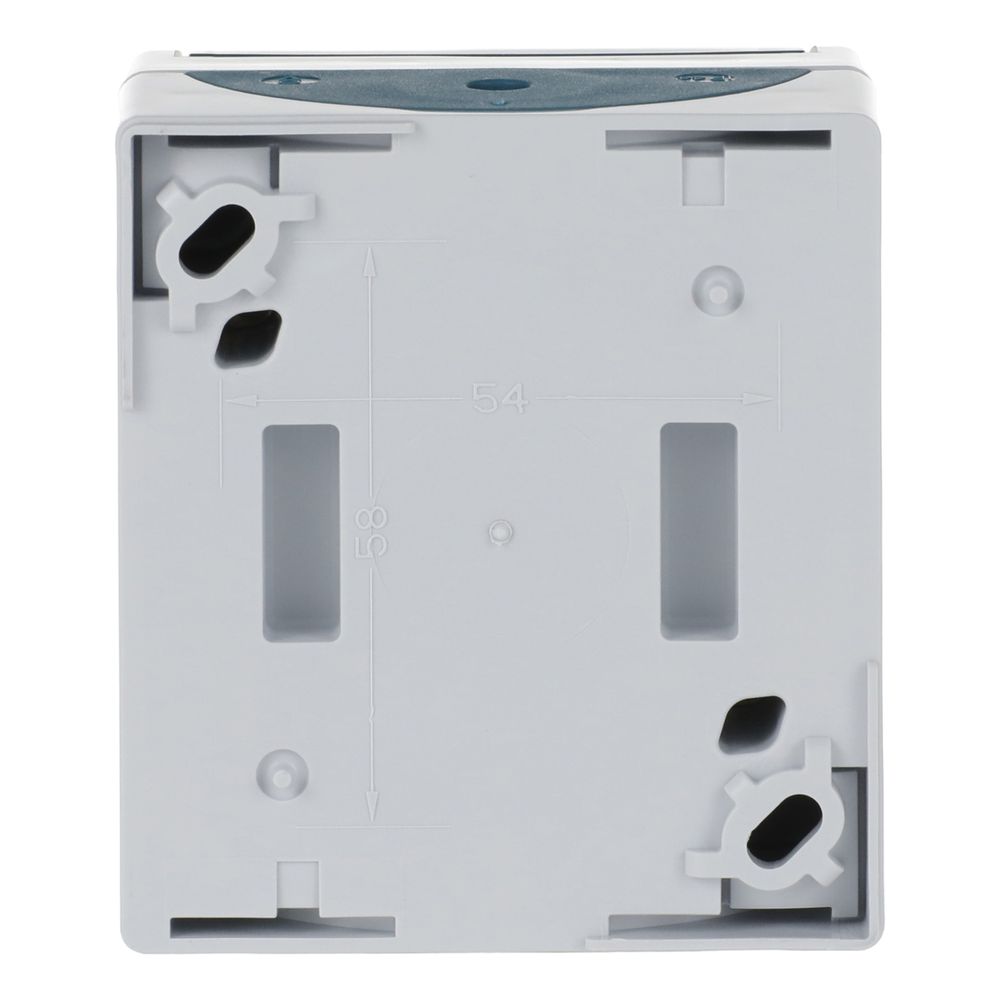 Busch Jäger APWG ocean Wippschalter 2-polig grau/blaugrün 2601/2W-53 IP 44 Nennstro... BJ-2CKA001085A1605 4011395992517 (Abb. 4)