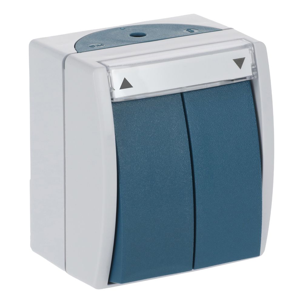 Busch Jäger APWG ocean Jalousie 2601/4W-53 1polig Schalter grau/blaugrün... BJ-2CKA001085A1612 4011395992647 (Abb. 3)