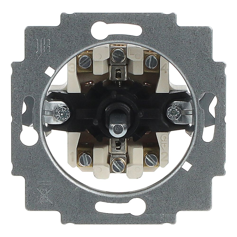 Busch Jäger UP Jalousie-Schalter 2712U Drehgriff 2polig... BJ-2CKA001101A0534 4011395040805 (Abb. 1)