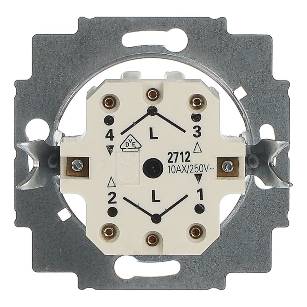 Busch Jäger UP Jalousie-Schalter 2712U Drehgriff 2polig... BJ-2CKA001101A0534 4011395040805 (Abb. 4)