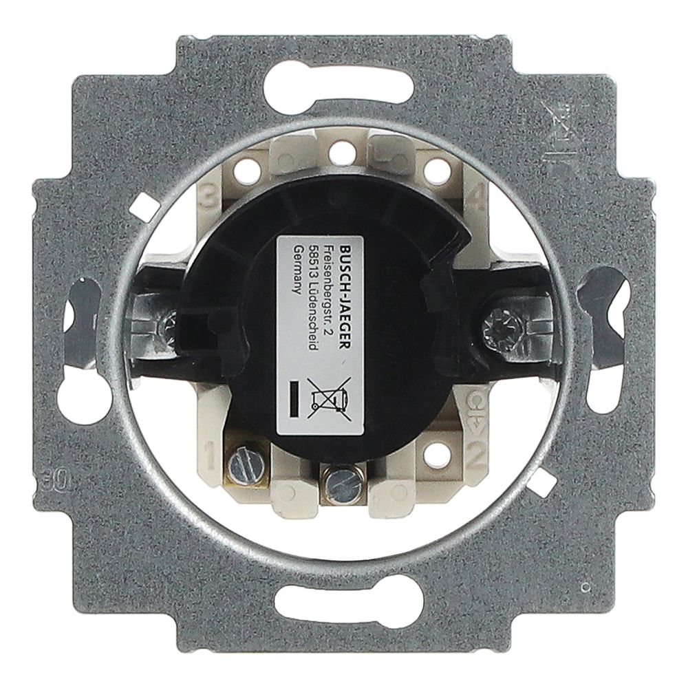 Busch Jäger UP Schlüssel-Schalter 2733USL-101 1polig ohne Schließzylinder für Profi... BJ-2CKA001101A0914 4011395861400 (Abb. 1)