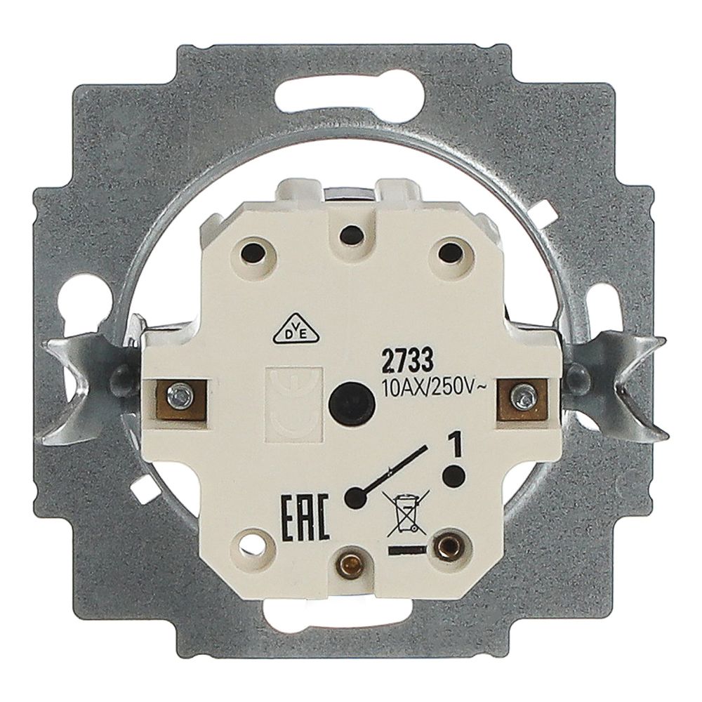 Busch Jäger UP Schlüssel-Schalter 2733USL-101 1polig ohne Schließzylinder für Profi... BJ-2CKA001101A0914 4011395861400 (Abb. 4)