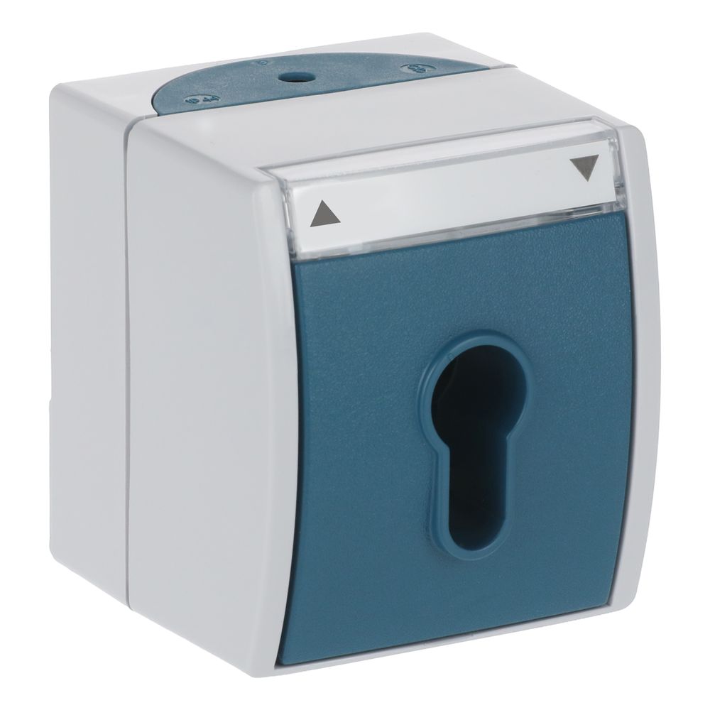 Busch Jäger Jalousie-Schlüsselschalter 2712SLW-53 2polig grau/blaugrün... BJ-2CKA001101A0916 4011395992685 (Abb. 3)