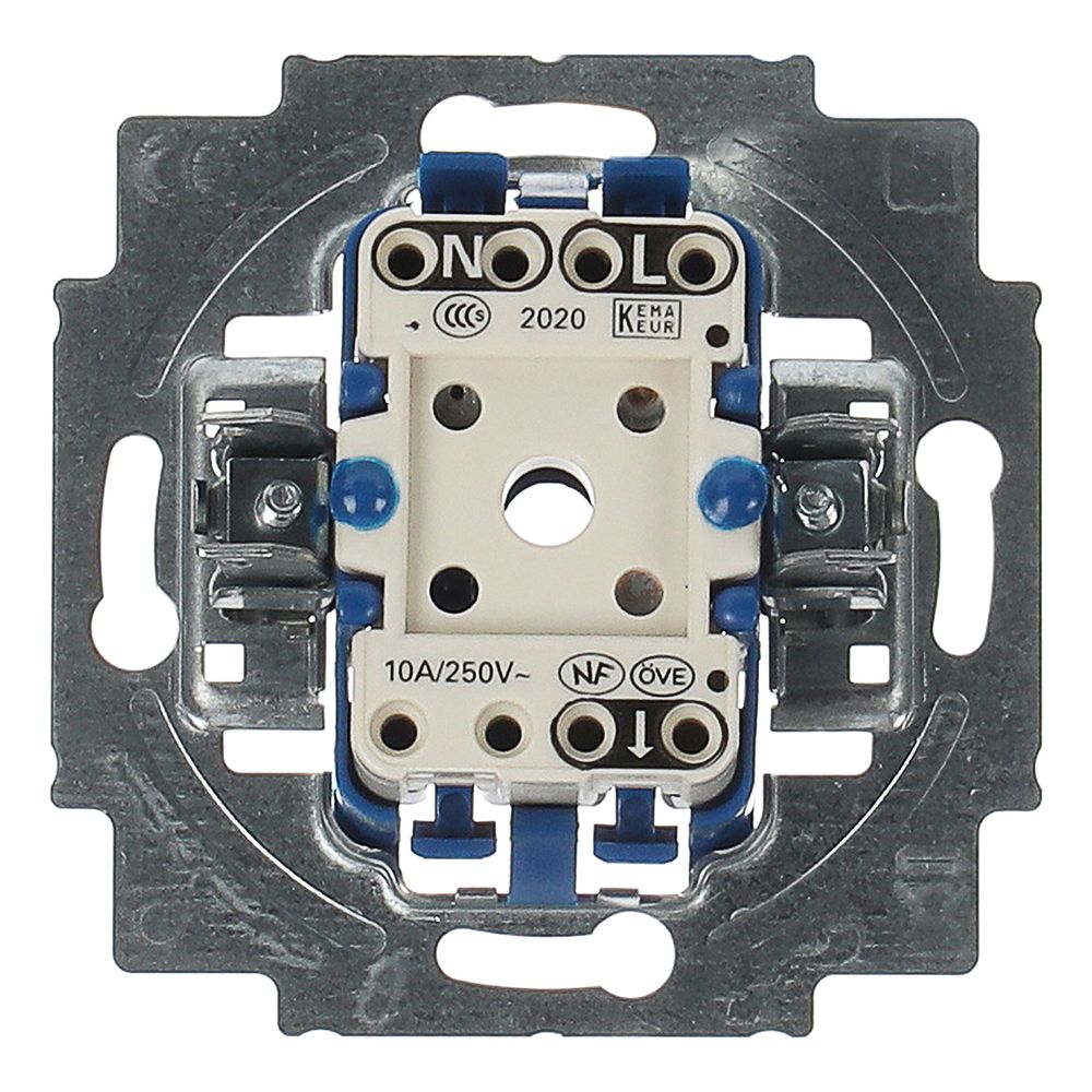 Busch Jäger UP Wipp-Taster 2020US 1polig Schliesser 10A 250V... BJ-2CKA001413A0475 4011395045503 (Abb. 4)