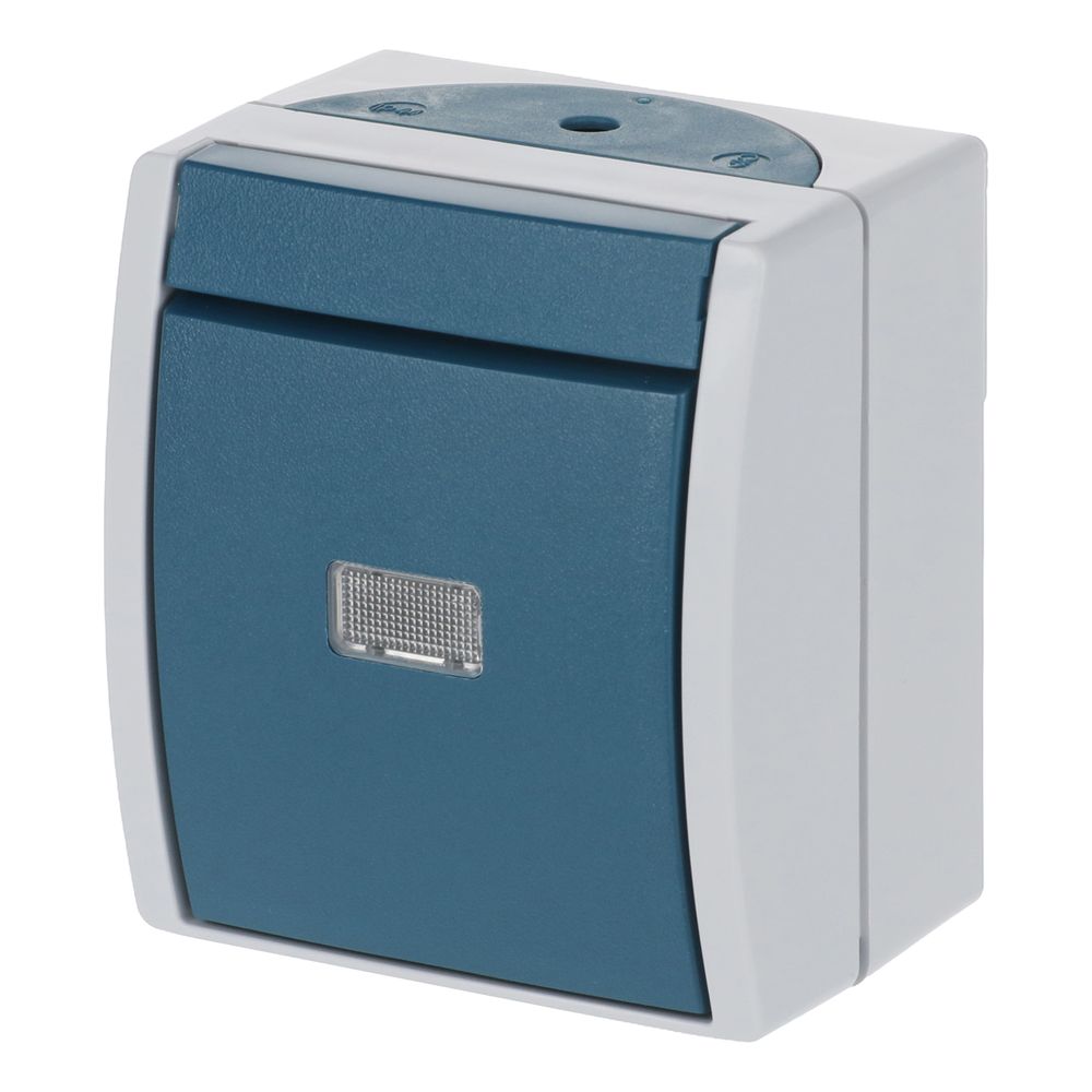 Busch Jäger APWG ocean Taster 2621W-53-206 Wechsler grau/blaugrün 1-polig... BJ-2CKA001484A0054 4011395023921 (Abb. 2)