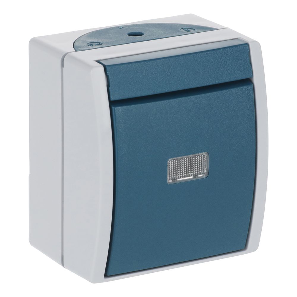 Busch Jäger APWG ocean Taster 2621W-53-206 Wechsler grau/blaugrün 1-polig... BJ-2CKA001484A0054 4011395023921 (Abb. 3)