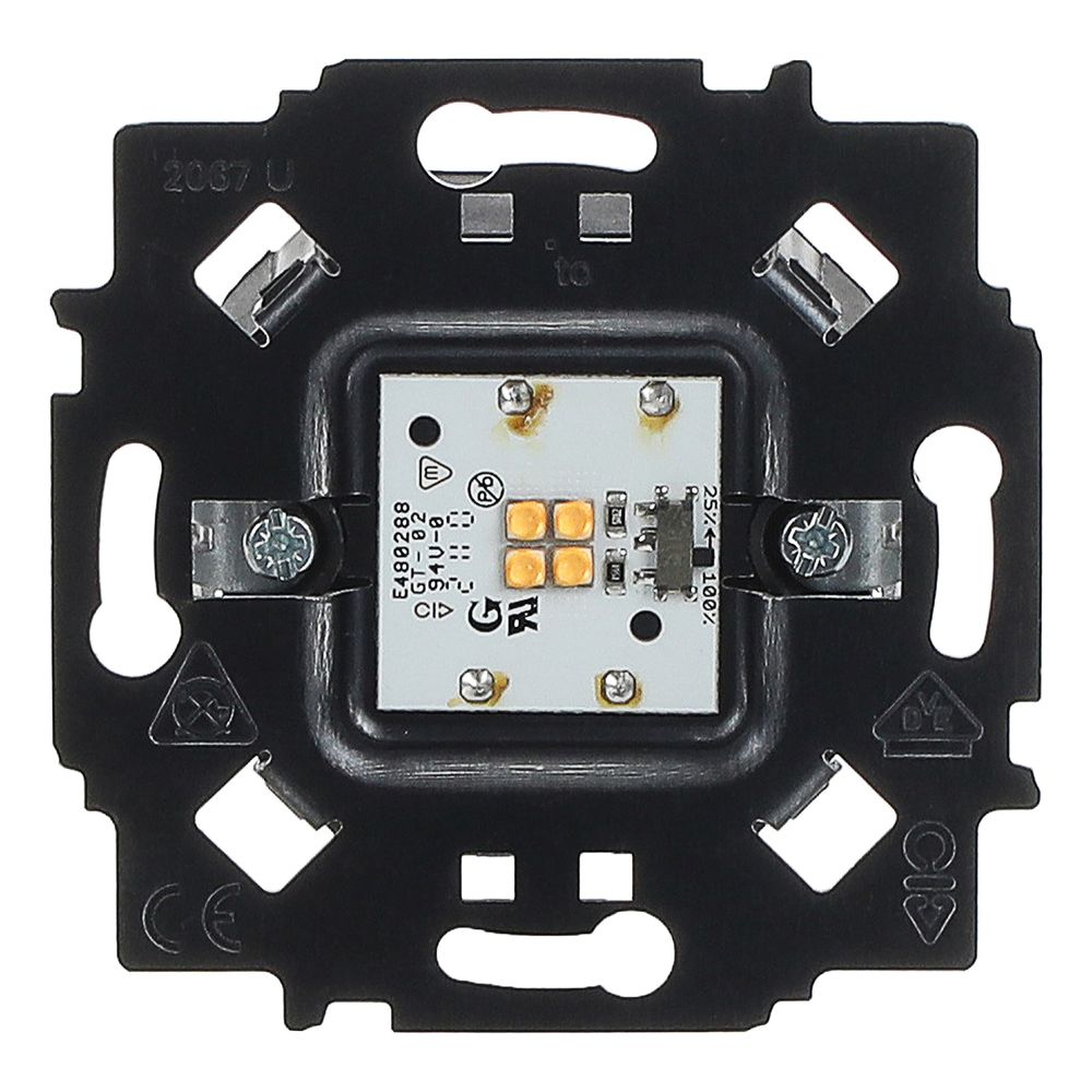 Busch Jäger LED-UP-Einsatz Power-Modul 2067/11 U warmweiß für Busch-iceLight Wand- ... BJ-2CKA001510A0001 4011395132715 (Abb. 1)