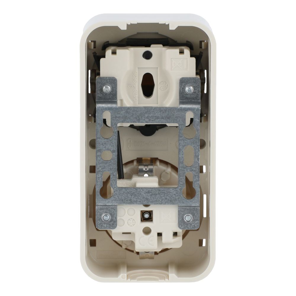 Busch Jäger Duro 2000 AP Kombinat 2601/6/2300EAP Schuko Wechsel senkrecht Steckdose... BJ-2CKA001641A0174 4011395065709 (Abb. 4)