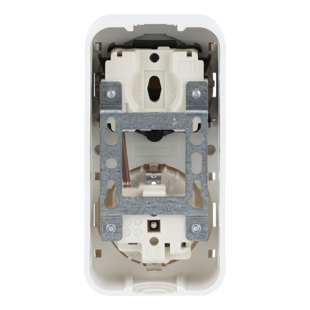 Busch Jäger AP Kombination 2601/6/2300EAPW500 Steckdose mit Wippschalter alpinweiß... BJ-2CKA001641A0235 4011395196410 (Abb. 4)