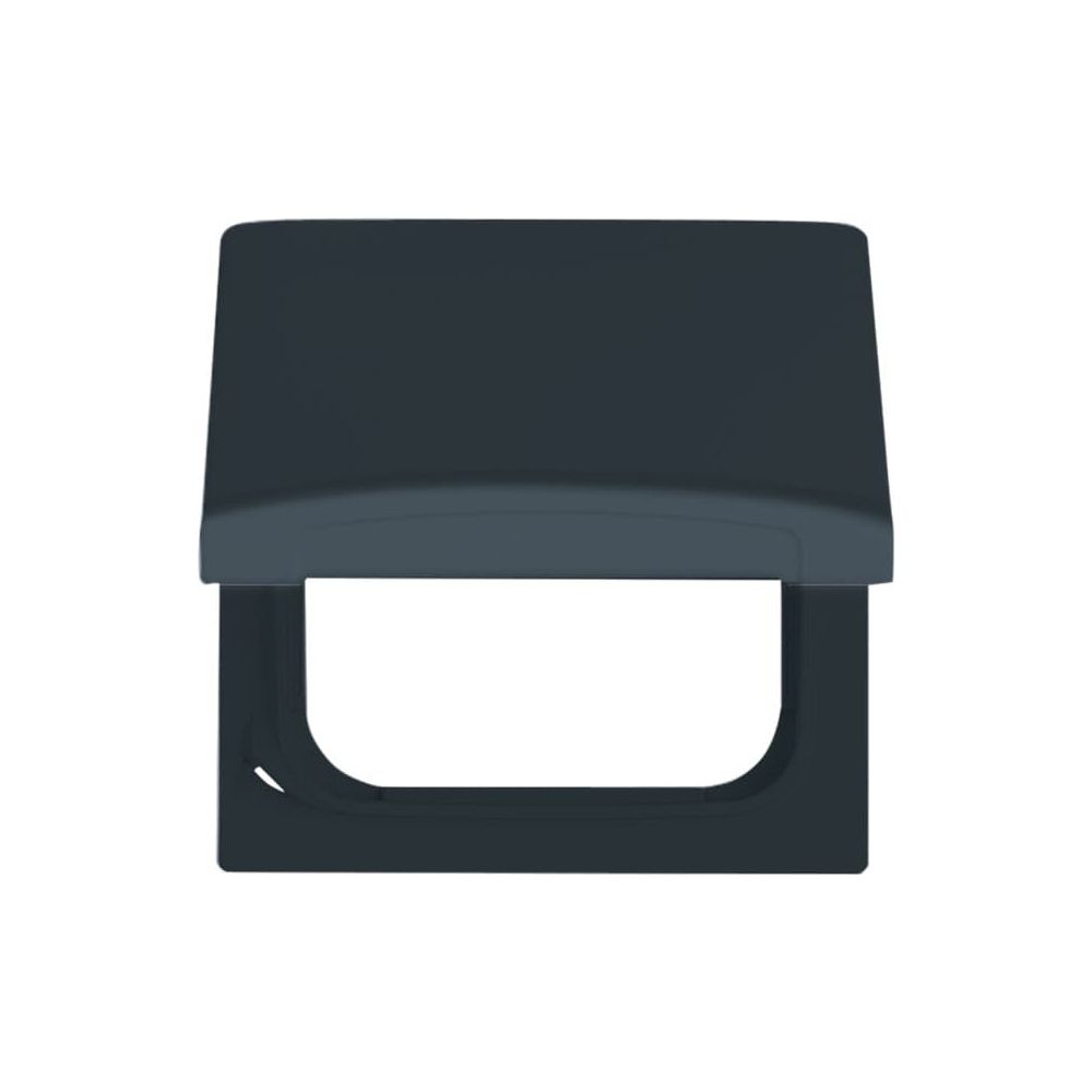 Busch Jäger UPWG Allwetter Zwischenring 2118GK-35 mit Klappdeckel anthrazit IP44... BJ-2CKA001710A1936 4011395875001 (Abb. 1)