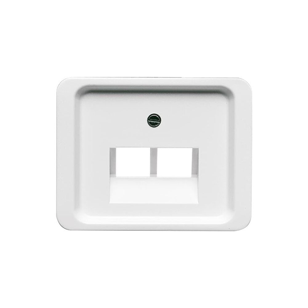 Busch Jäger alpha nea Abdeckung für 1803-02-24G UAE 2fach alabaster/studioweiss hoc... BJ-2CKA001710A2033 4011395896600 (Abb. 1)