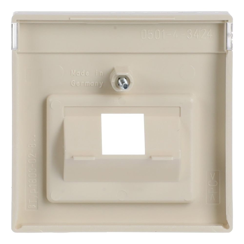 Busch Jäger carat Abdeckung f.UAE 1803-82 1fach savanne/ews mit Schrägauslass und B... BJ-2CKA001710A3147 4011395995532 (Abb. 4)