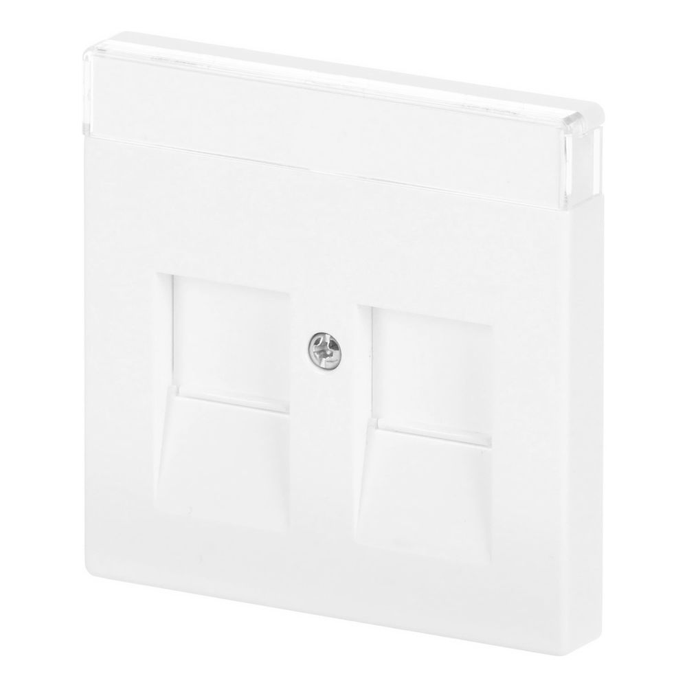Busch Jäger carat Abdeckung für Modular 1800-84 Jack mit Schriftfeld davos/sws für ... BJ-2CKA001710A3176 4011395996751 (Abb. 2)