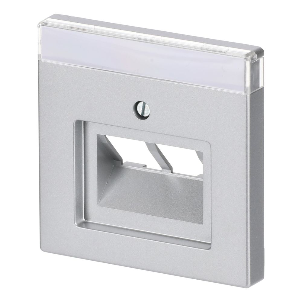 Busch Jäger future linear Abdeckung 1803-02-83 f.UAE 2fach alusilber mit Schrägausl... BJ-2CKA001710A3610 4011395054765 (Abb. 2)