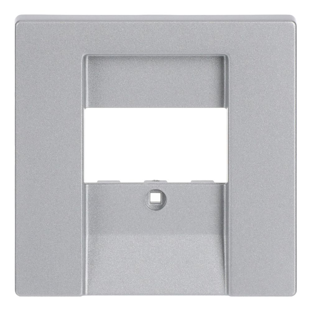 Busch Jäger future linear Abdeckung 1766-83 TAE alusilber für TAE-Einsätze USB VGA ... BJ-2CKA001710A3659 4011395069097 (Abb. 1)