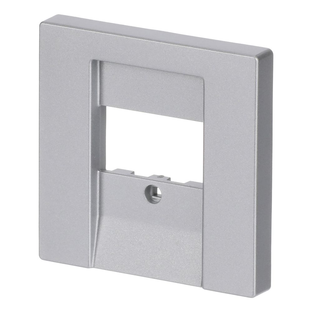 Busch Jäger future linear Abdeckung 1766-83 TAE alusilber für TAE-Einsätze USB VGA ... BJ-2CKA001710A3659 4011395069097 (Abb. 2)