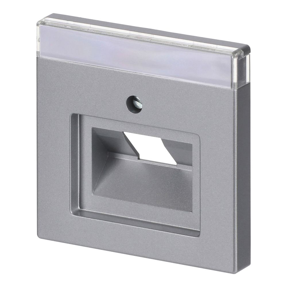 Busch Jäger future linear Abdeckung 1803-83 f.UAE 1fach alusilber mit Schrägauslass... BJ-2CKA001710A3674 4011395074633 (Abb. 2)
