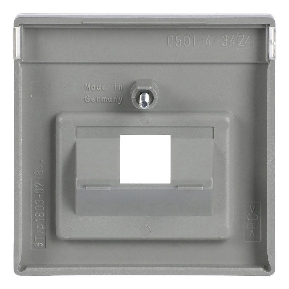 Busch Jäger future linear Abdeckung 1803-83 f.UAE 1fach alusilber mit Schrägauslass... BJ-2CKA001710A3674 4011395074633 (Abb. 4)
