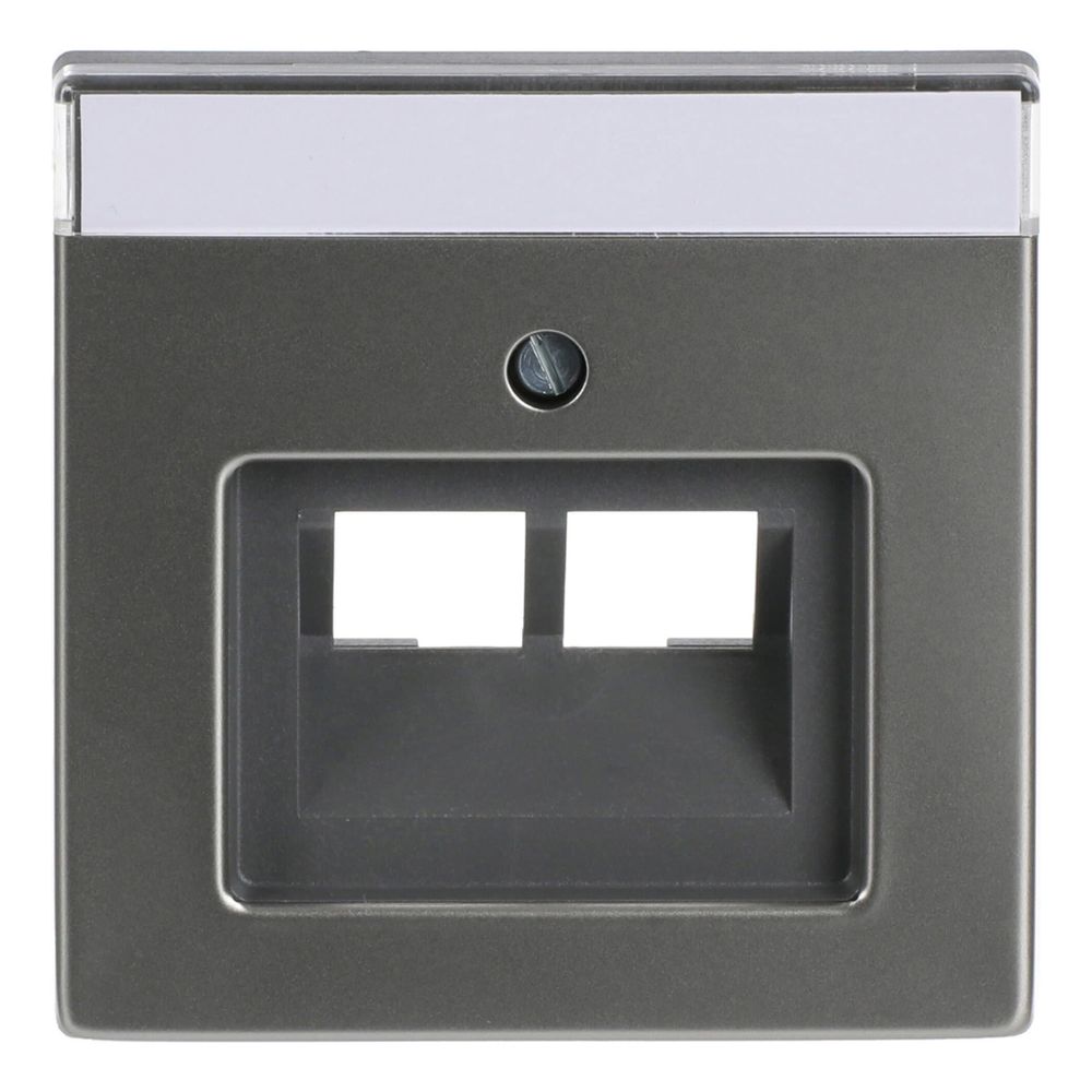 Busch Jäger Abdeckung 1803-02-866 pur Edelstahl für UAE 2fach... BJ-2CKA001710A3764 4011395087817 (Abb. 2)