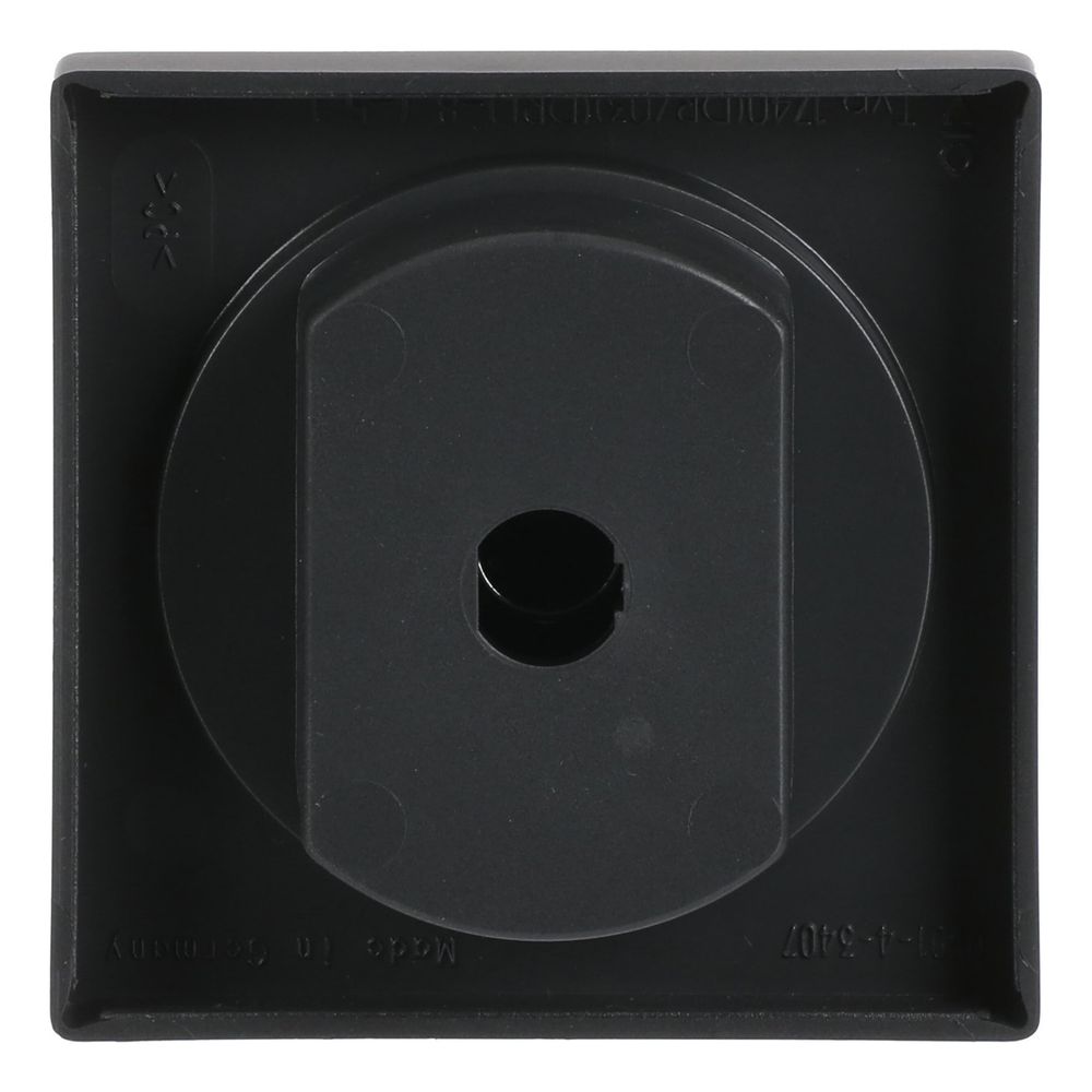 Busch Jäger Zentralscheibe 1740-885 für Drehgriff-Jalousieschalter schwarz matt... BJ-2CKA001710A3894 4011395127162 (Abb. 4)