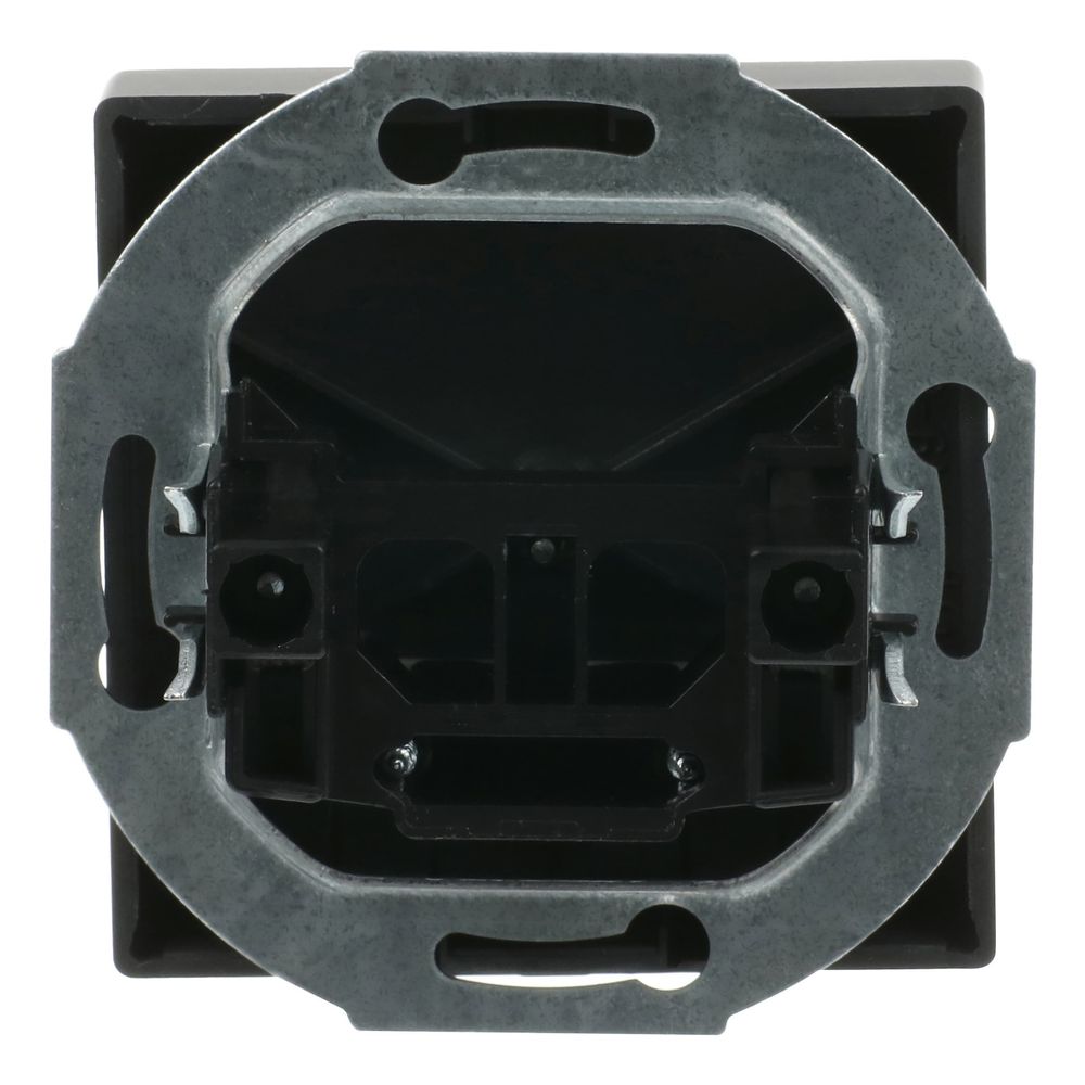 Busch Jäger Zentralscheibe 1749-885 Leitungsauslass schwarz matt mit Tragring und Z... BJ-2CKA001710A3900 4011395127230 (Abb. 4)