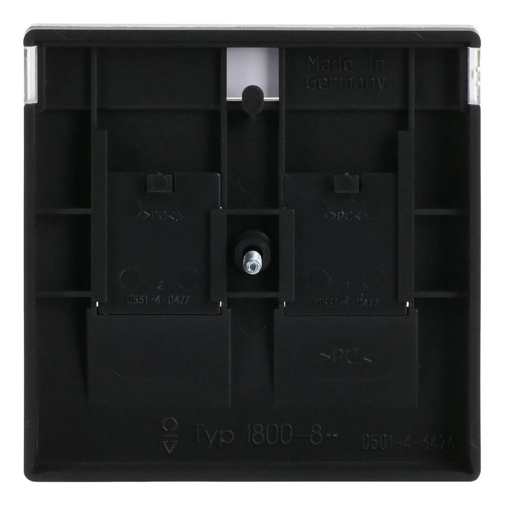 Busch Jäger Zentralscheibe für 2 Modular Jack-Einsätze 1800-885 schwarz matt... BJ-2CKA001710A3910 4011395127346 (Abb. 4)