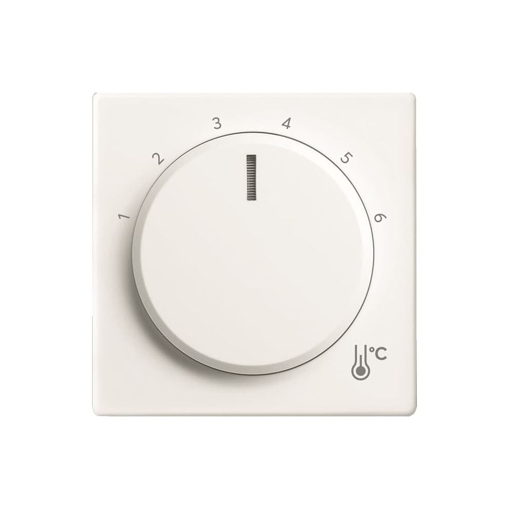 Busch Jäger Zentralscheibe Temperatur 1794 R-884 rund reinweiß-matt... BJ-2CKA001710A4204 4011395323199 (Abb. 1)
