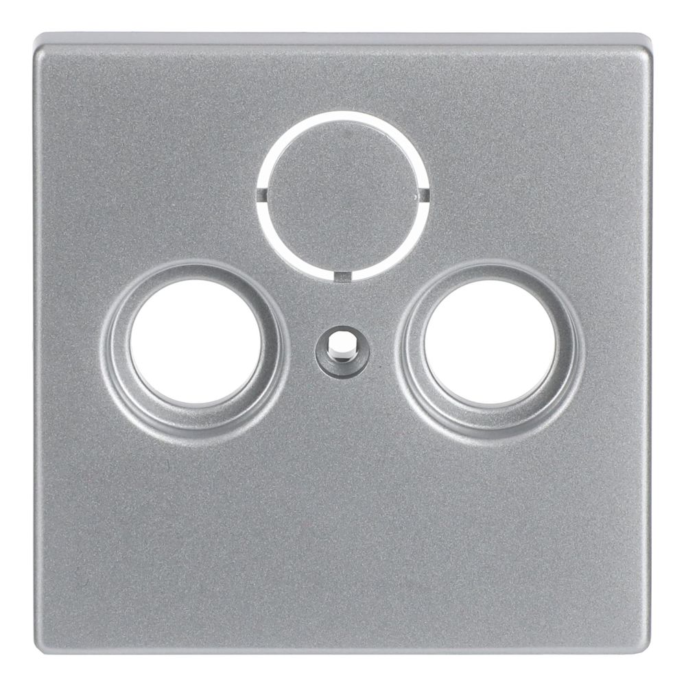 Busch Jäger future linear Koax-Abdeckung 1743-83 3Loch alusilber... BJ-2CKA001724A4262 4011395074725 (Abb. 1)