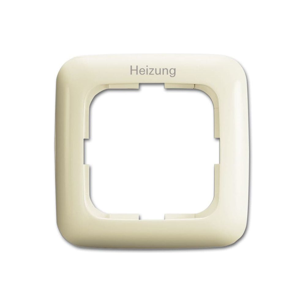 Busch Jäger Duro 2000 SI Rahmen 2511JH-212 1fach Heizung Notschalter weiss... BJ-2CKA001725A0662 4011395096901 (Abb. 1)