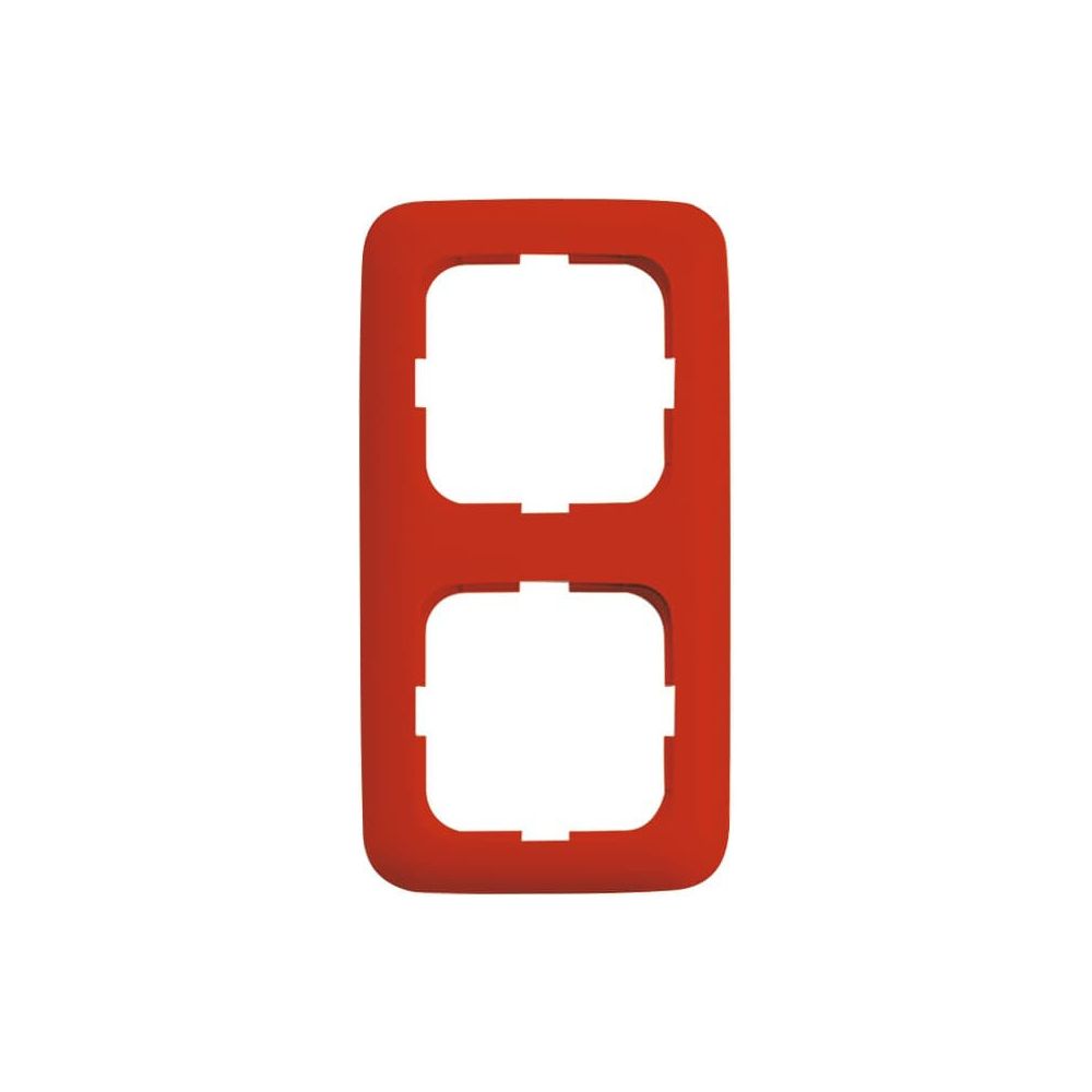 Busch Jäger Abdeckrahmen rot RAL3020 2512-217-101 Reflex SI Rahmen 2-fach... BJ-2CKA001725A1565 4011395260234 (Abb. 1)