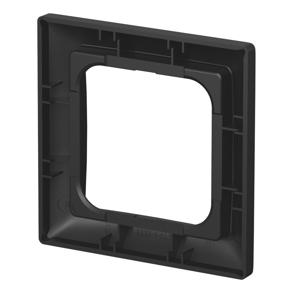 Busch Jäger Abdeckrahmen 1-fach Rahmen 1721-915 Busch-balance SI schwarz matt... BJ-2CKA001725A1568 4011395360071 (Abb. 3)
