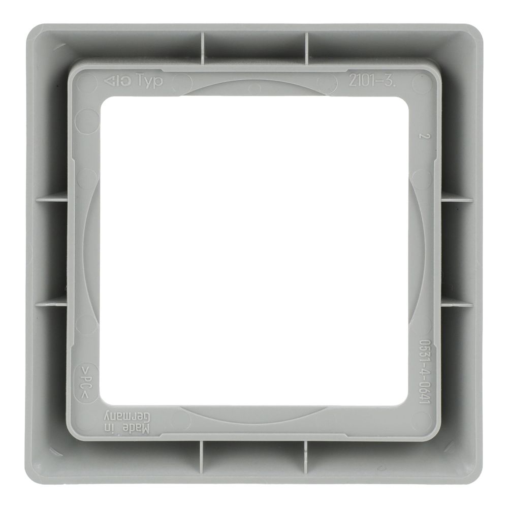 Busch Jäger UPWG Allwetter Rahmen 2101-33 1fach alusilber IP44... BJ-2CKA001730A0276 4011395103739 (Abb. 6)