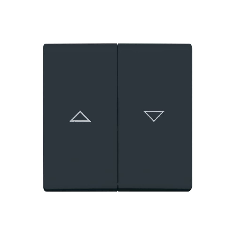 Busch Jäger UPWG Allwetter Wippe Jalousie 2126-35 anthrazit 2-fach mit Symbol Pfeil... BJ-2CKA001731A1726 4011395874202 (Abb. 1)