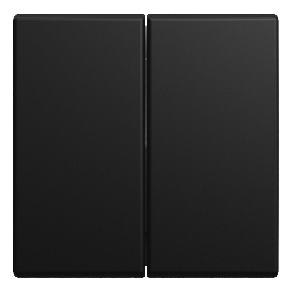 Busch Jäger Wippe Serienschalter 2505-915 schwarz matt... BJ-2CKA001731A4040 4011395360781 (Abb. 1)