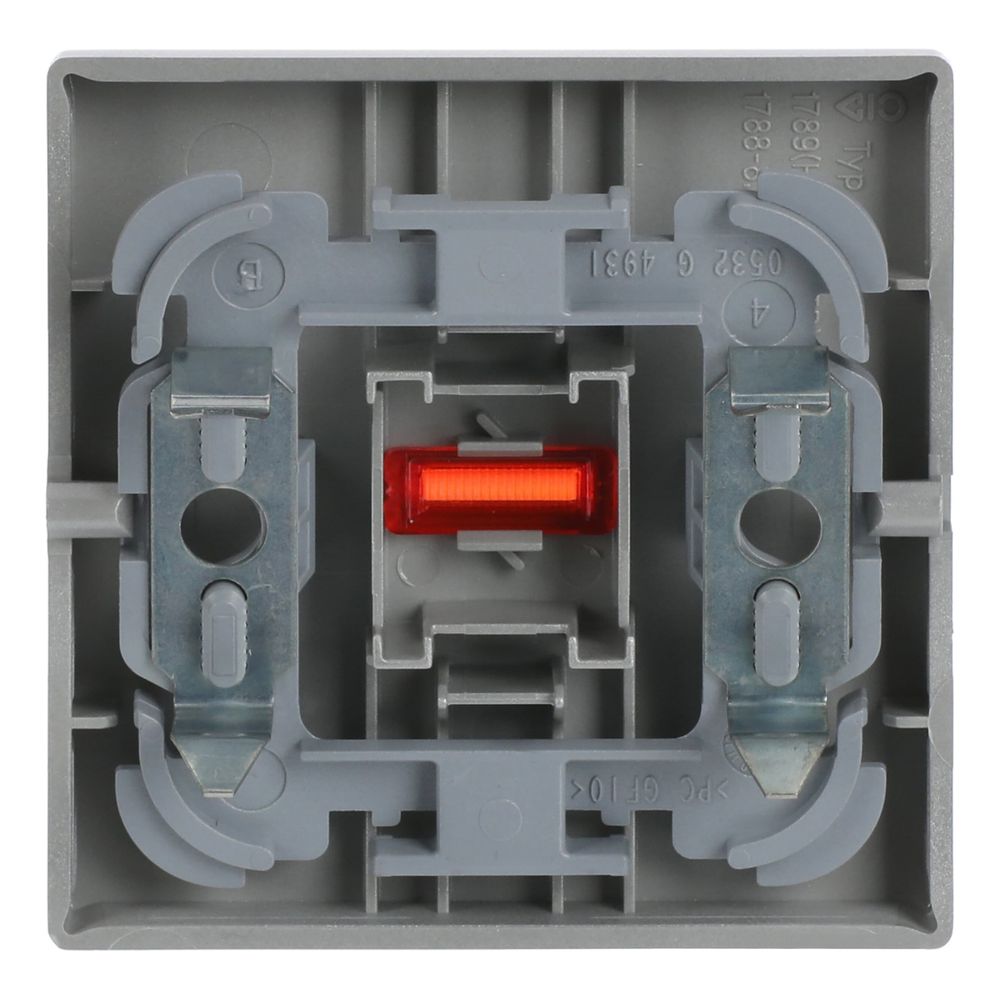 Busch Jäger future linear Wippe Kontroll 1789-83 alusilber mit roter Kalotte... BJ-2CKA001751A2945 4011395074312 (Abb. 4)