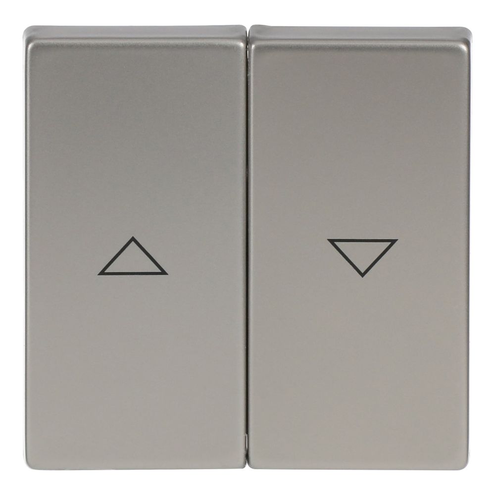 Busch Jäger Wippe Jalou 1785JA-866 Edelstahl 2-fach... BJ-2CKA001751A2964 4011395086681 (Abb. 1)